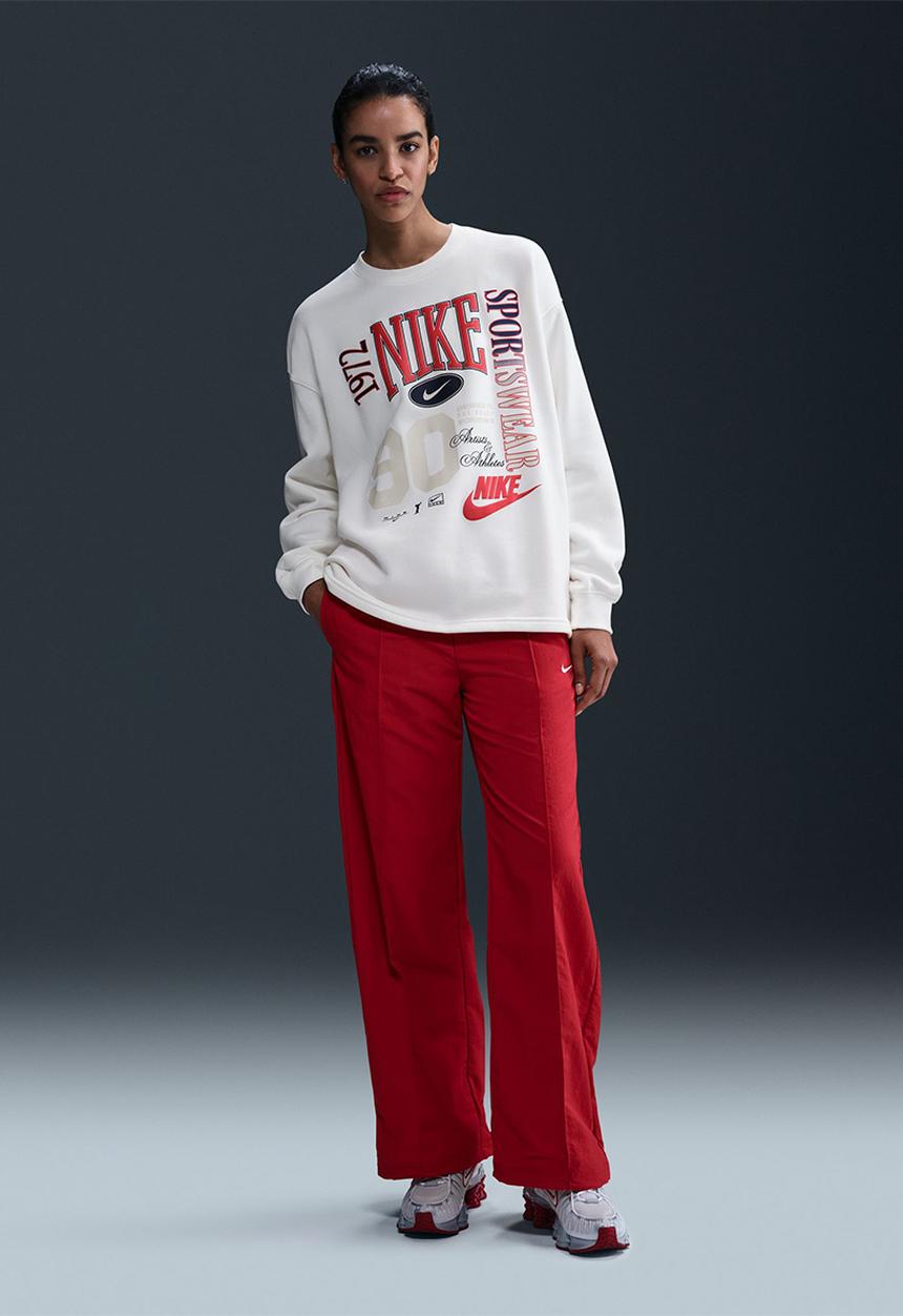 Nike - Nike Street crew - Sail/Black