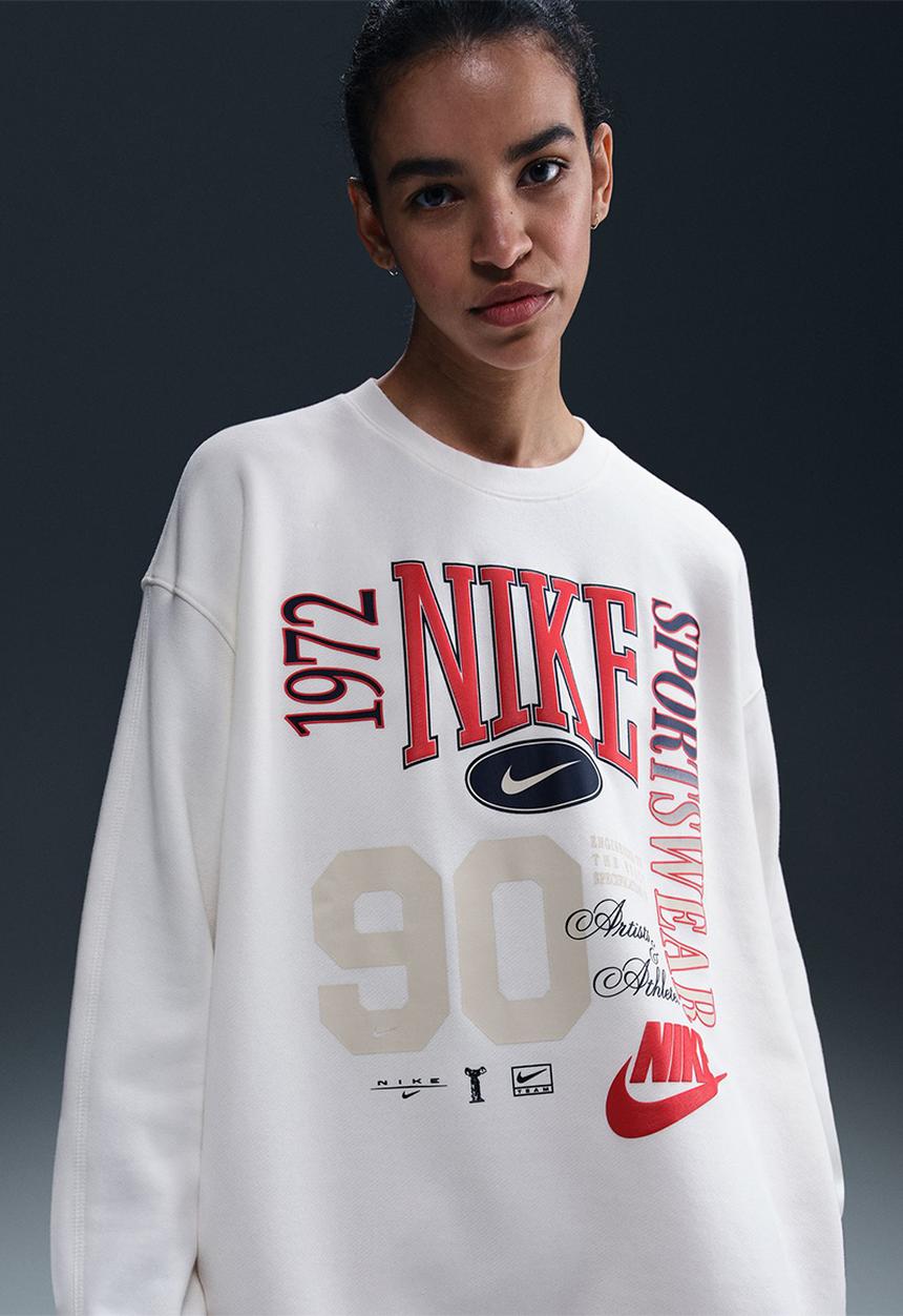Nike - Nike Street crew - Sail/Black