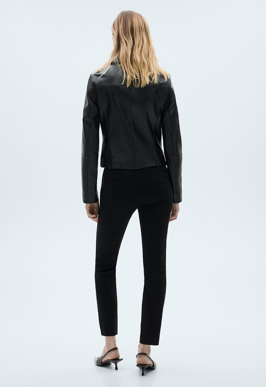MANGO - Trousers Cola - Black