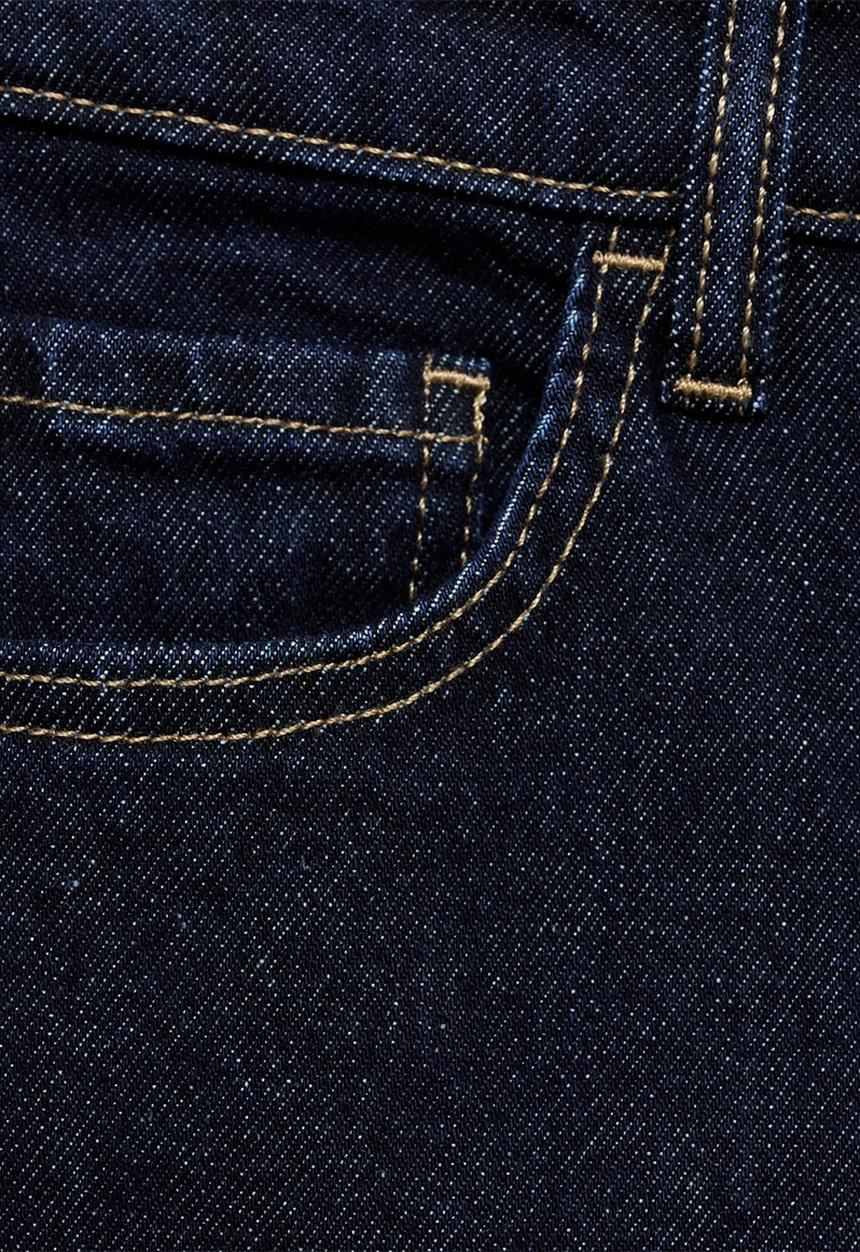 MANGO - Jeans Newmom - Open Blue