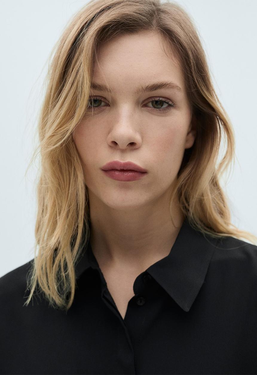 MANGO - Shirt Basic - Black