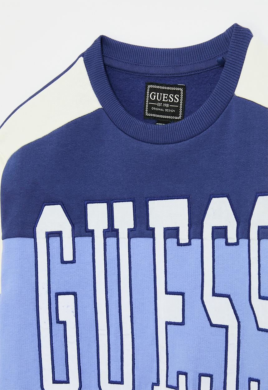 GUESS - Long sleeve active top - blue/white combo