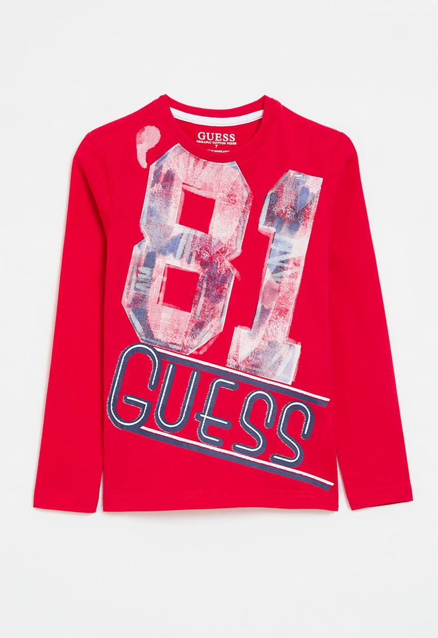 GUESS - Long sleeve T-shirt - red jelly bean