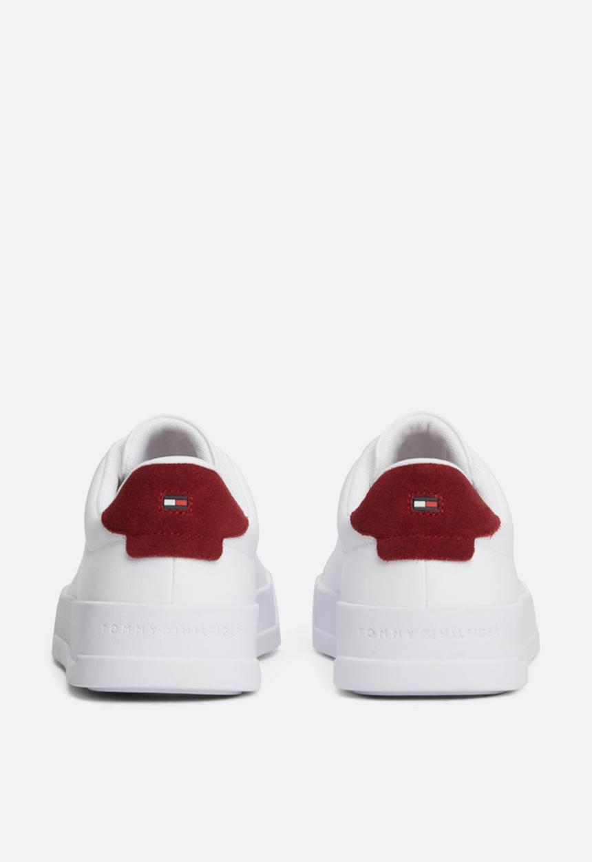 Tommy Hilfiger - Th court leather grain ess - Rouge