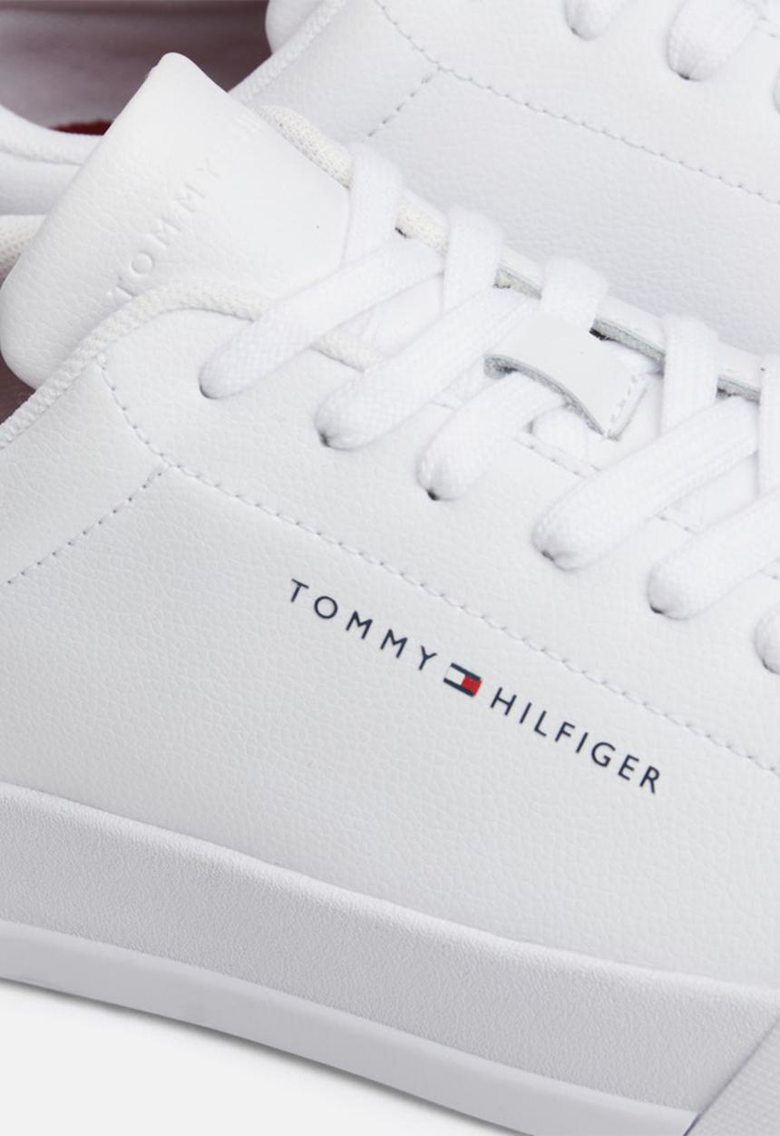 Tommy Hilfiger - Th court leather grain ess - Rouge