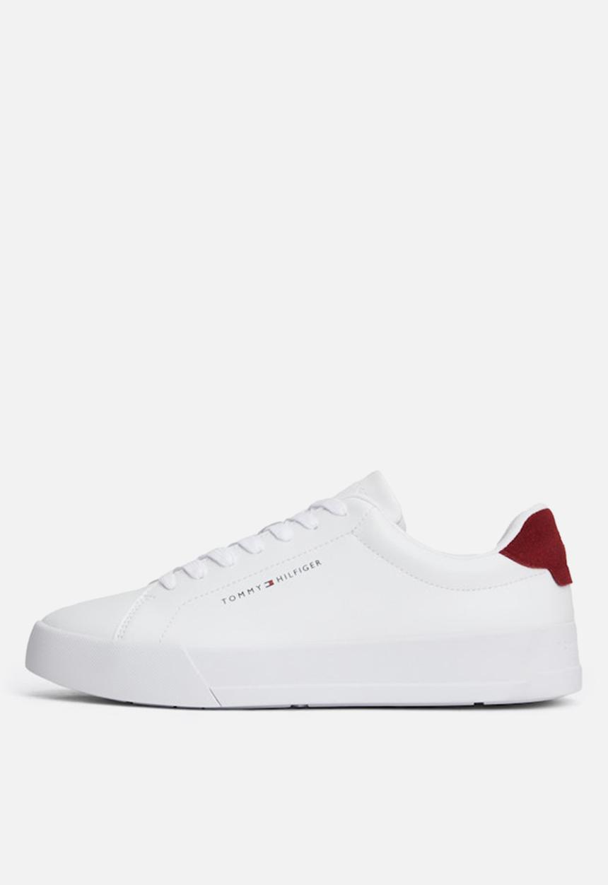 Tommy Hilfiger - Th court leather grain ess - Rouge