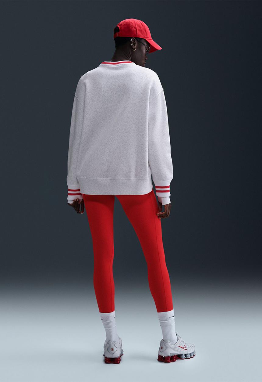 Nike - Nike Phoenix long crew - Birch Heather