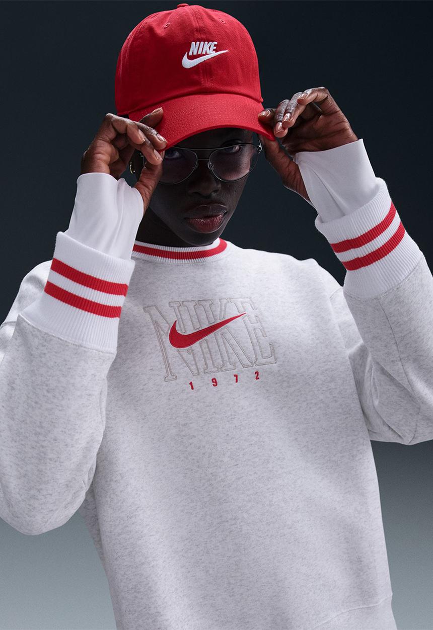 Nike - Nike Phoenix long crew - Birch Heather