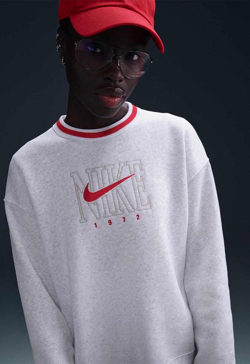 Nike - Nike Phoenix long crew - Birch Heather