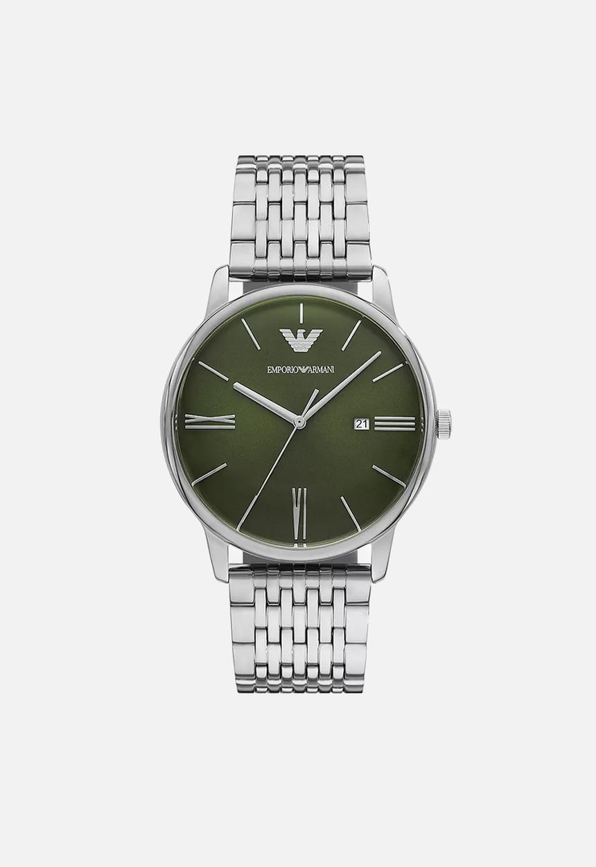 Armani - Minimalist dress stainless steel watch - silver