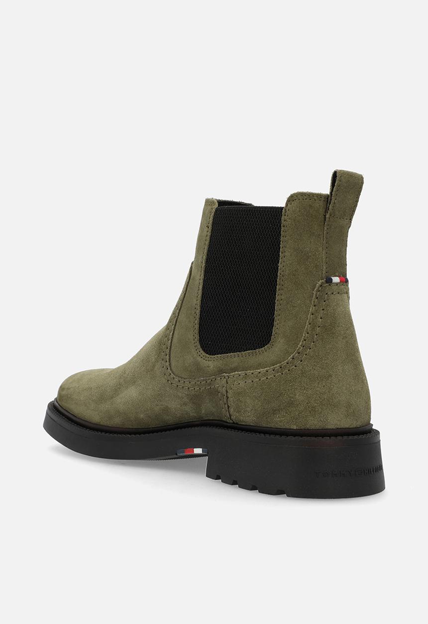 Tommy Hilfiger - Light hilfiger suede chelsea - utility olive