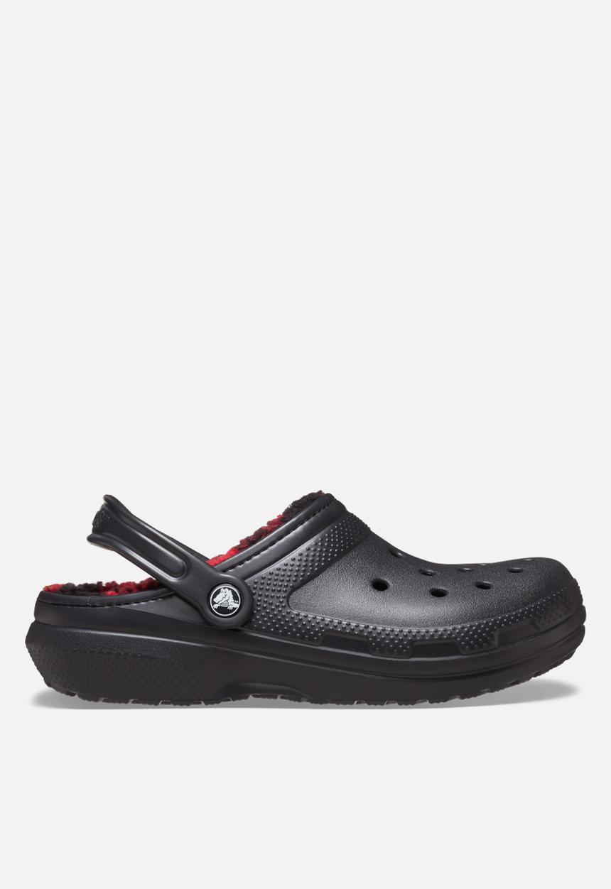 Crocs - Classic Lined Buff Check Clog - Black