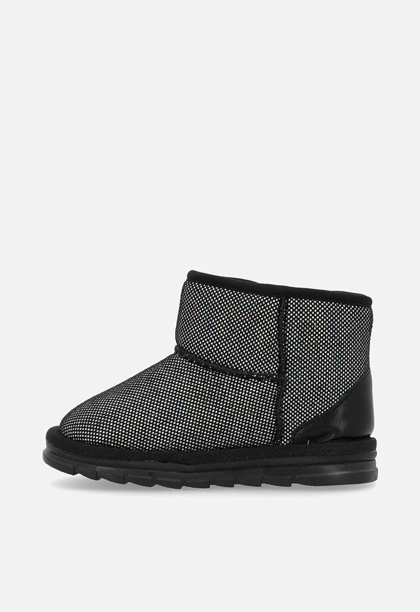 Pop Candy - Mettalic boots - black