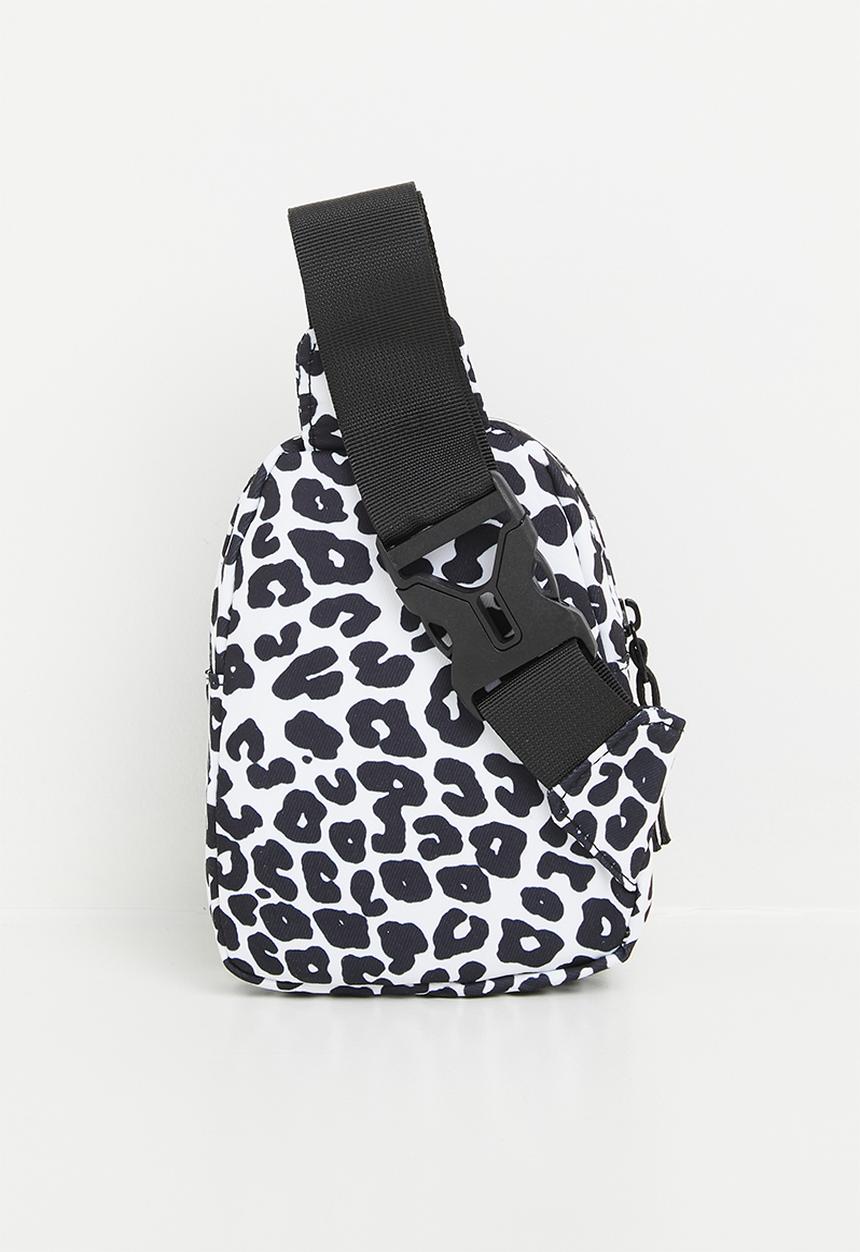 Pop Candy - Animal print crossbody bag - black & white