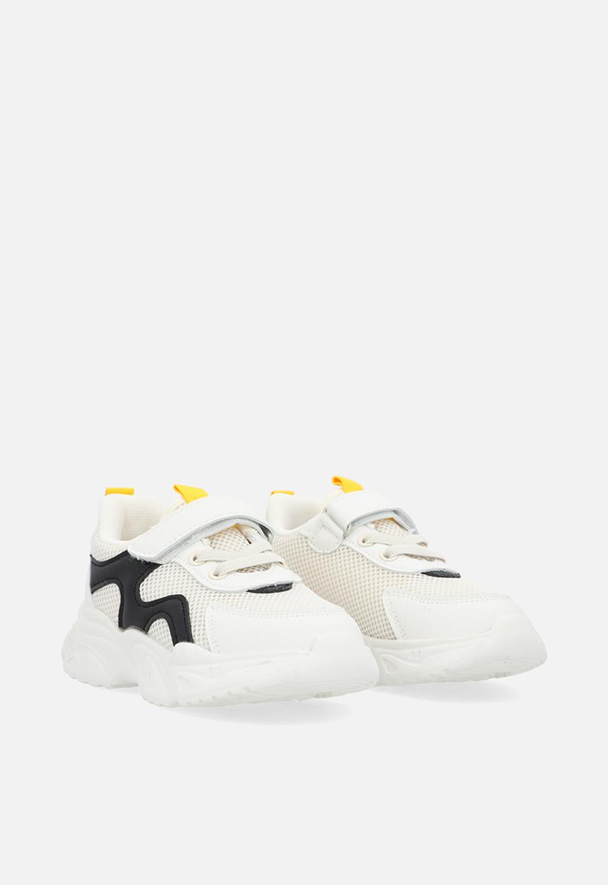 Pop Candy - Mesh detail trainers - white