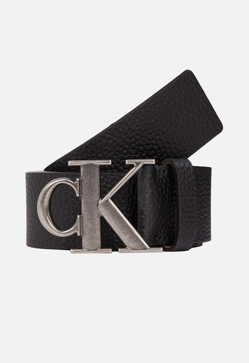 Calvin Klein - Mono Plaque Lthr Belt 40Mm Pb - Black
