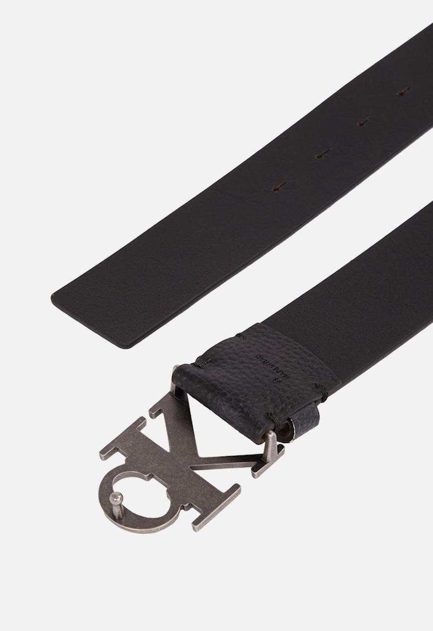 Calvin Klein - Mono Plaque Lthr Belt 40Mm Pb - Black