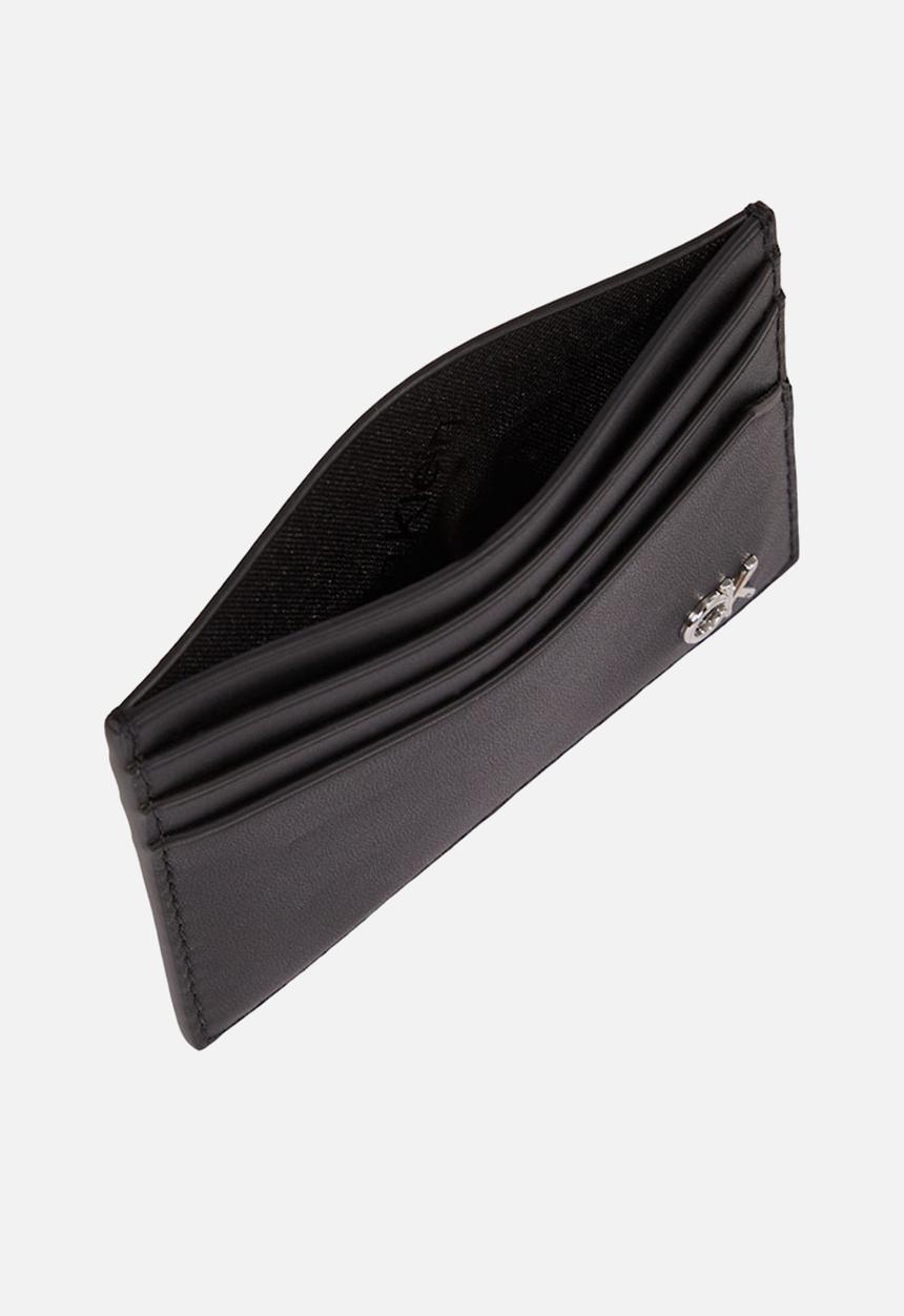Calvin Klein - Metal Ck Cardholder 6Cc - Ck Black Smooth