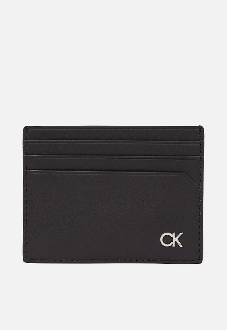 Calvin Klein - Metal Ck Cardholder 6Cc - Ck Black Smooth