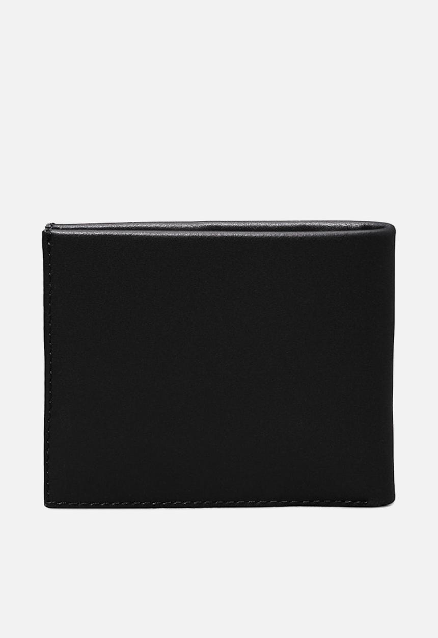 Calvin Klein - Metal Ck Bifold 6Cc W/Bill - Ck Black Smooth