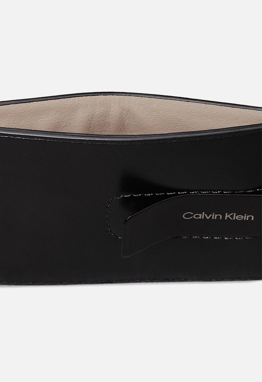 Calvin Klein - Ck Glow Cardholder 3Cc W/Clip - Ck Black Leather