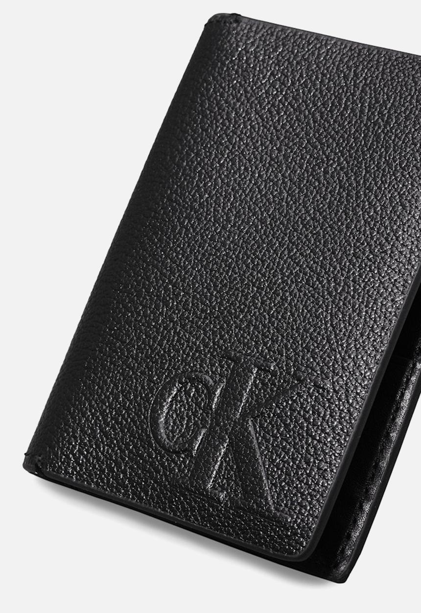 Calvin Klein - Logo Emboss Compact Bifold - Black