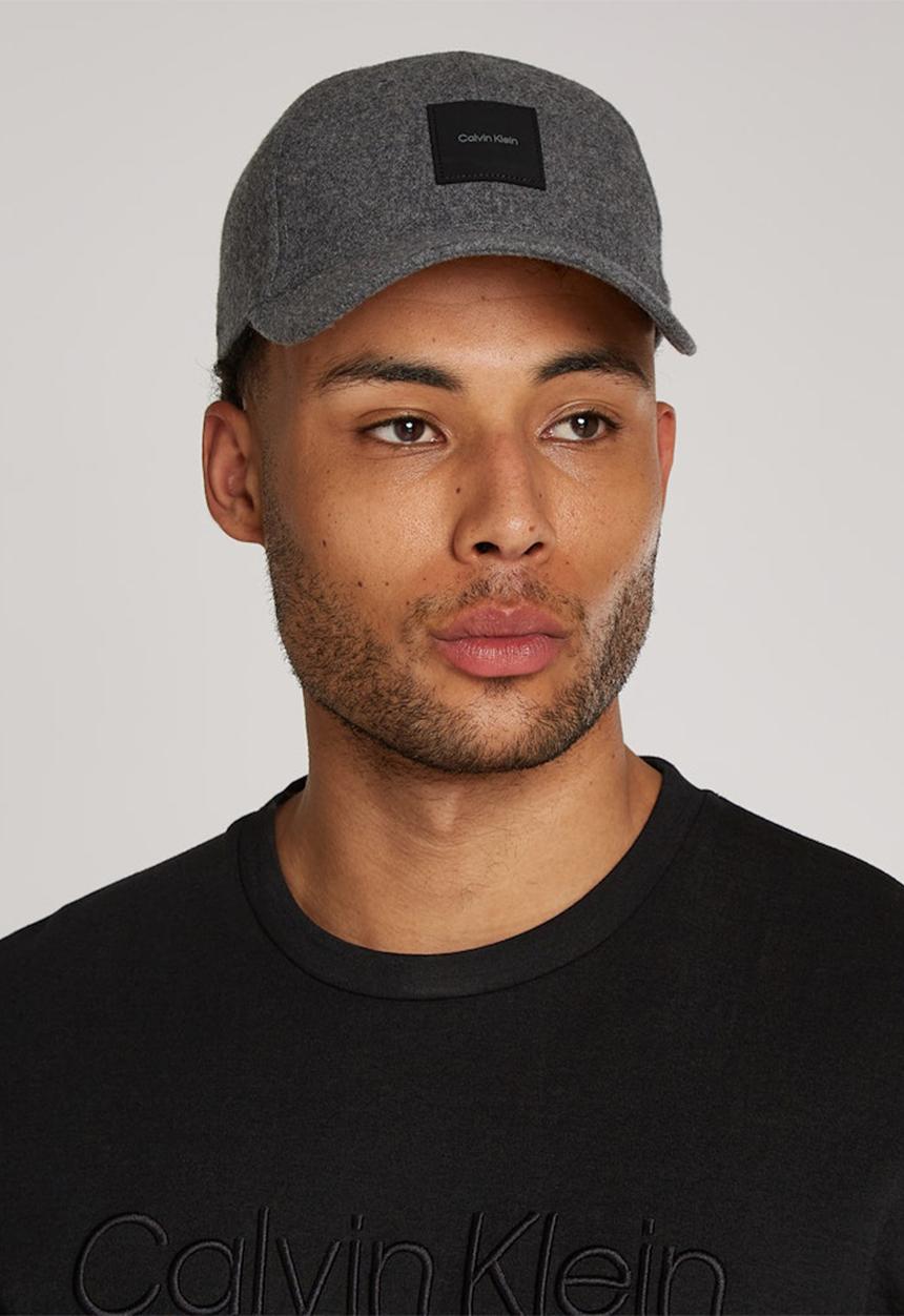 Calvin Klein - Wool Bb Cap - Dark Grey