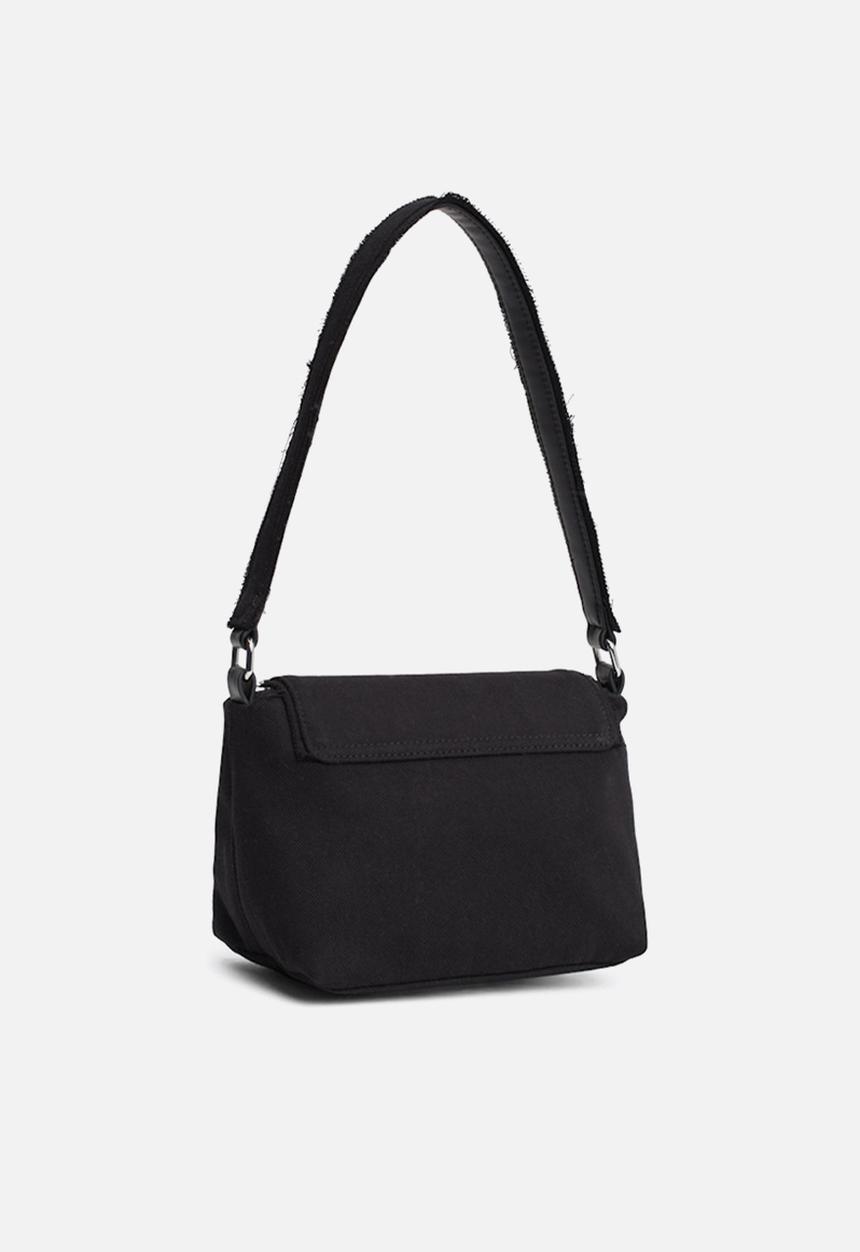 Tommy Hilfiger - Denim on denim shoulder bag - black