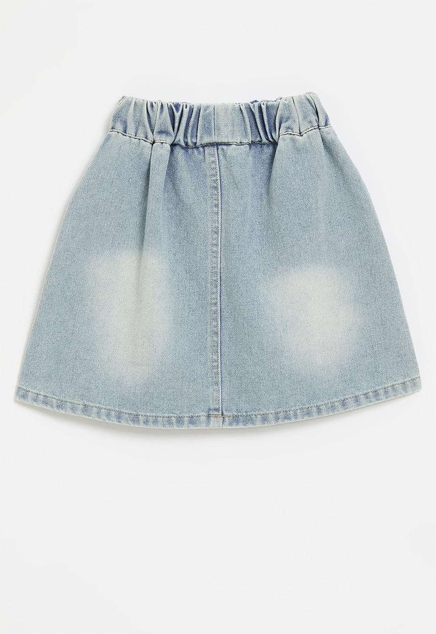 Pop Candy - Utility skirt - stonewash