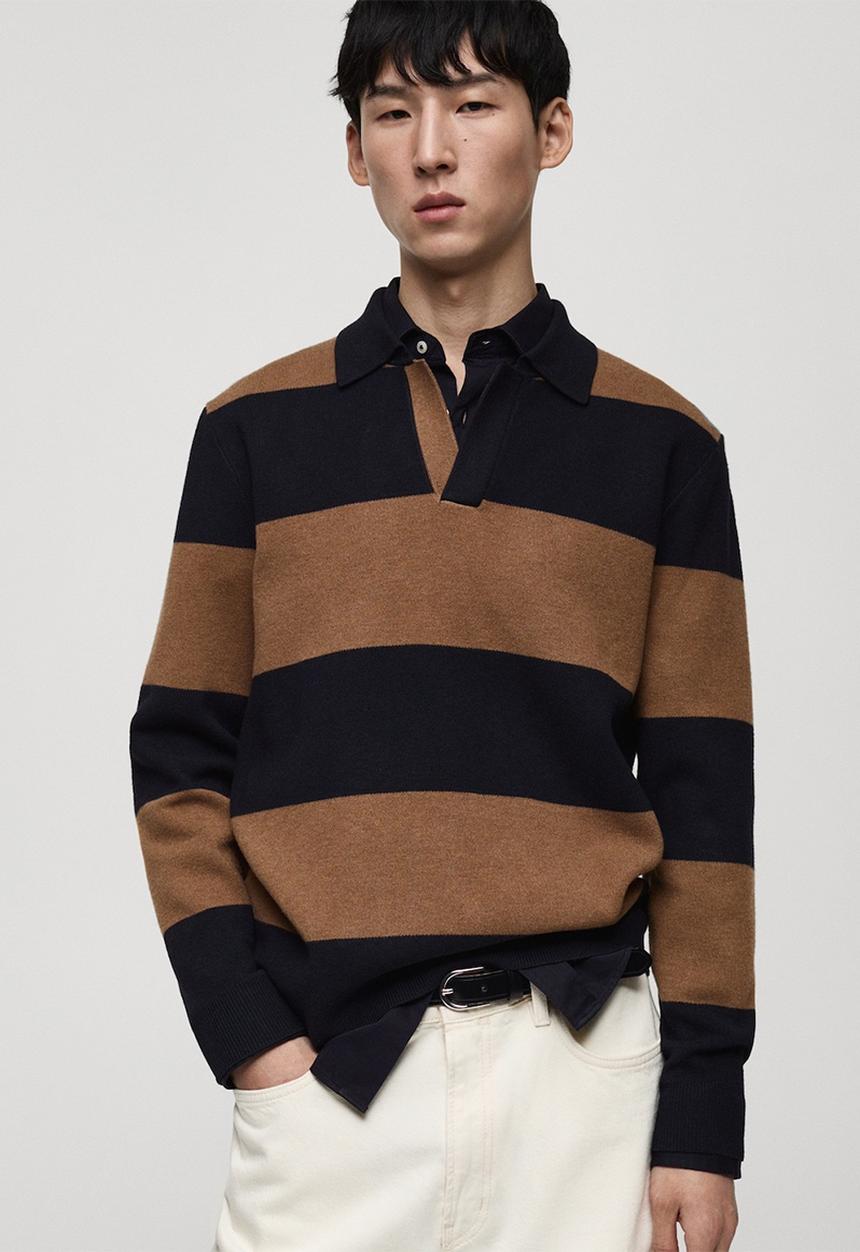 MANGO - Polo shirt gabriel - navy