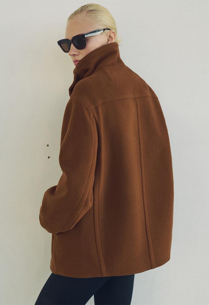 MANGO - Coat Gonna - Brown