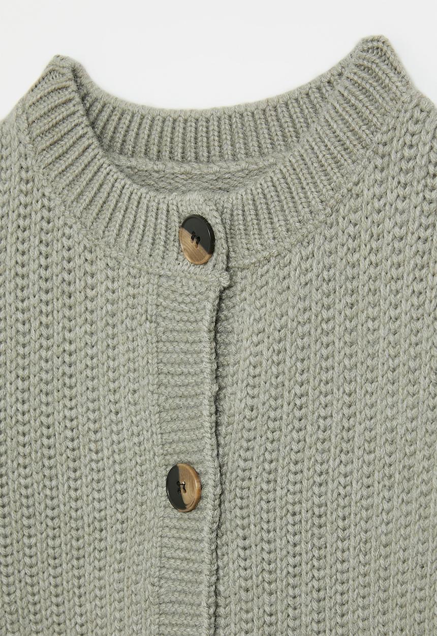Pop Candy - Button down cardigan-grey