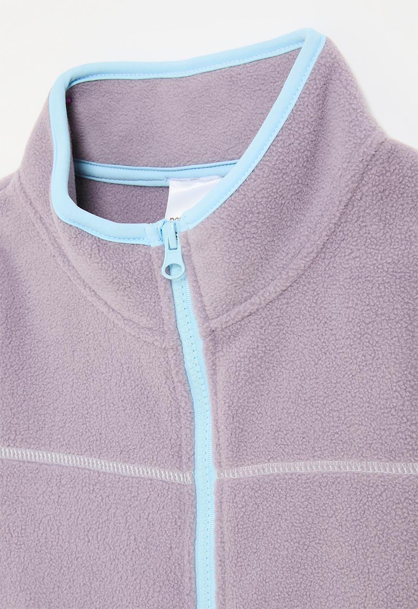 Pop Candy - Fleece zip through jacket- purple