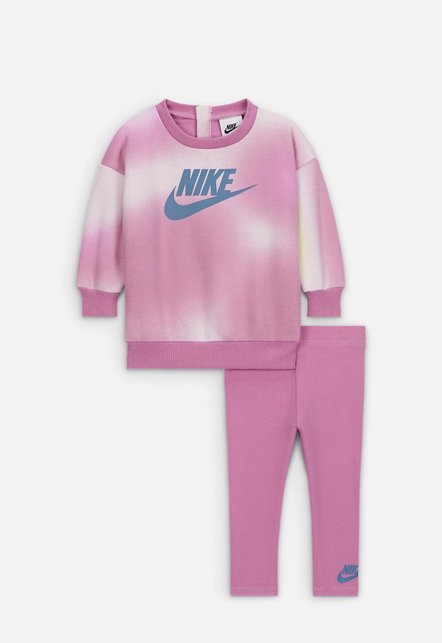 Nike - Nkg solarized crew & legging s - magic flamingo