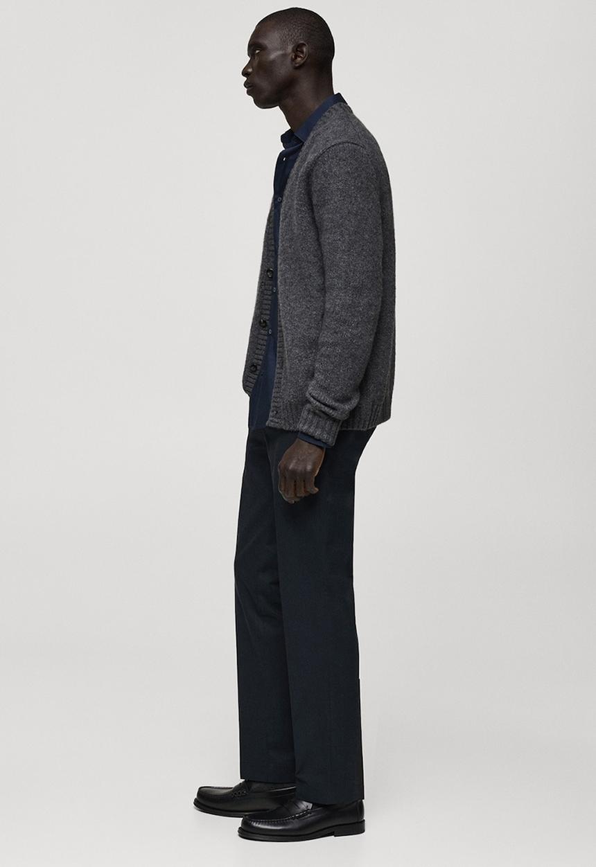 MANGO - Trousers Nicco - Navy