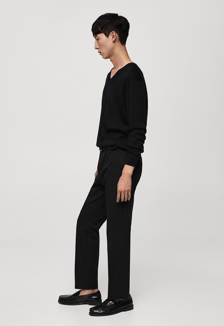 MANGO - Trousers Nicco  - Black