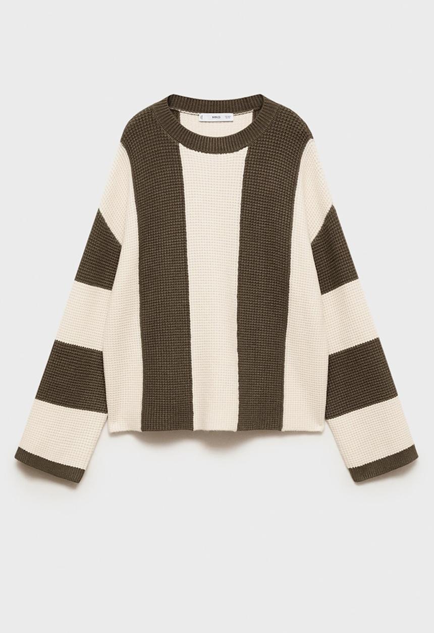 MANGO - Sweater Pitera - Khaki