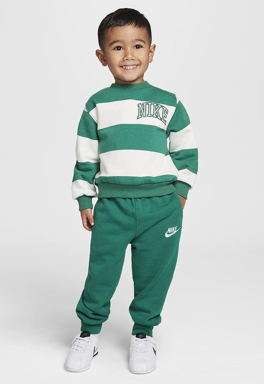 Nike - Nkn n nsw club snl stripe crew - malachite