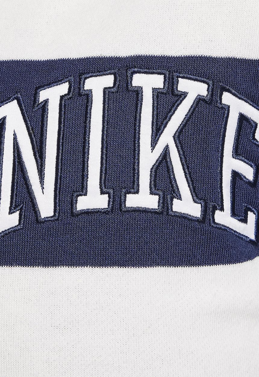 Nike - Nkn n nsw club snl stripe crew - midnight navy