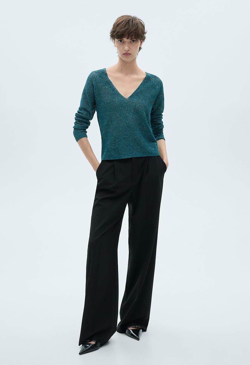 MANGO - Sweater Kling - Green