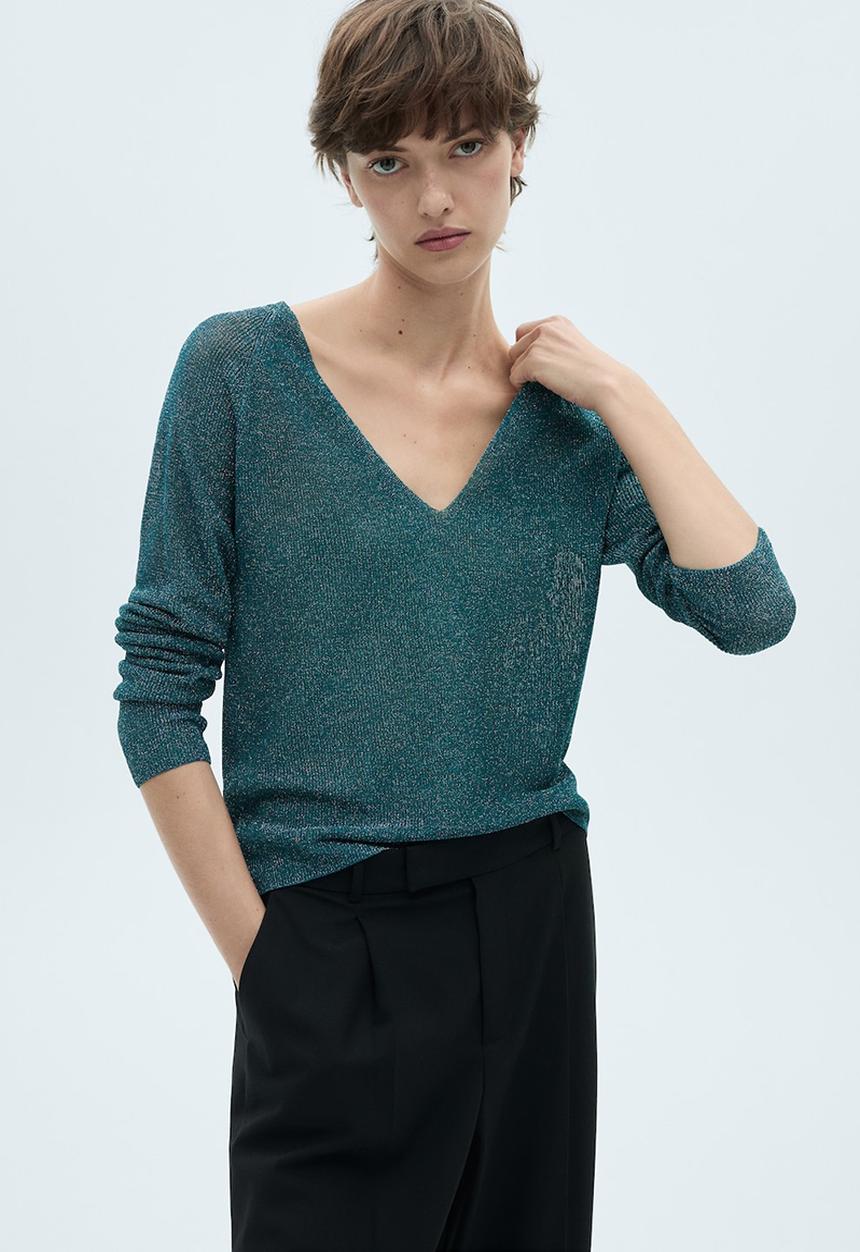 MANGO - Sweater Kling - Green