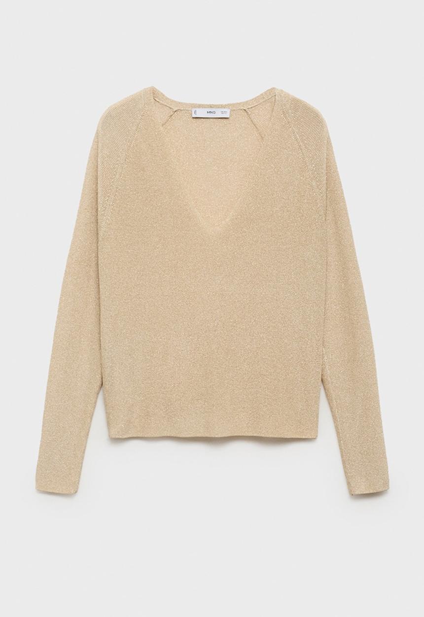MANGO - Sweater Kling - Gold1