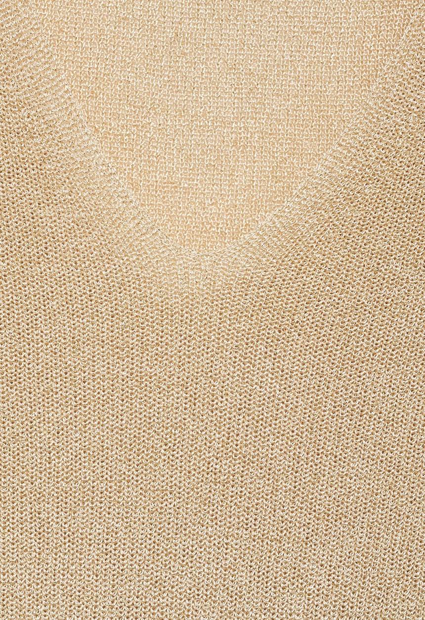 MANGO - Sweater Kling - Gold1