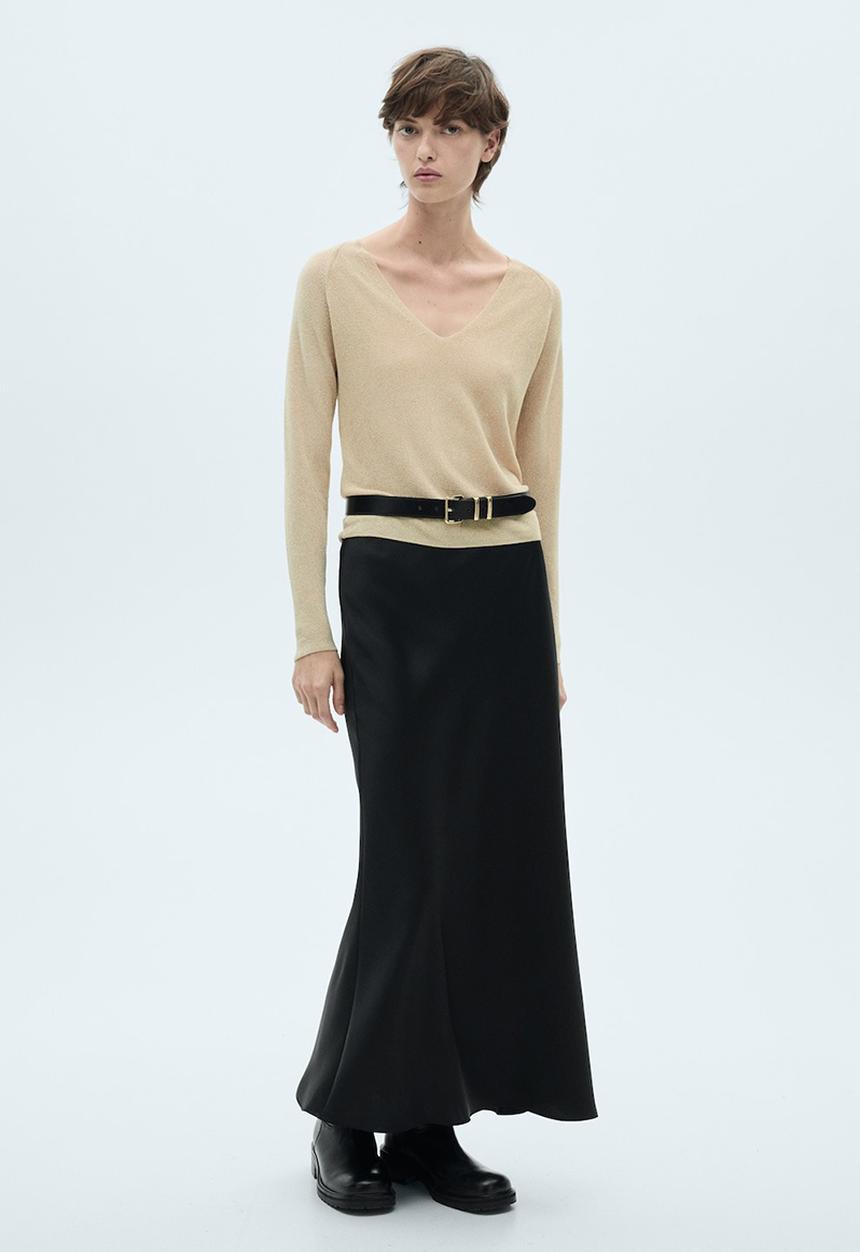 MANGO - Sweater Kling - Gold1