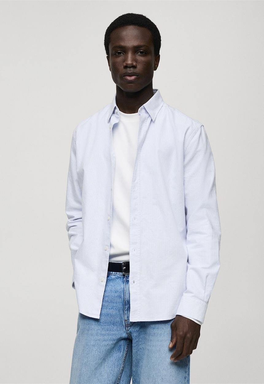 MANGO - Shirt kodak - blue
