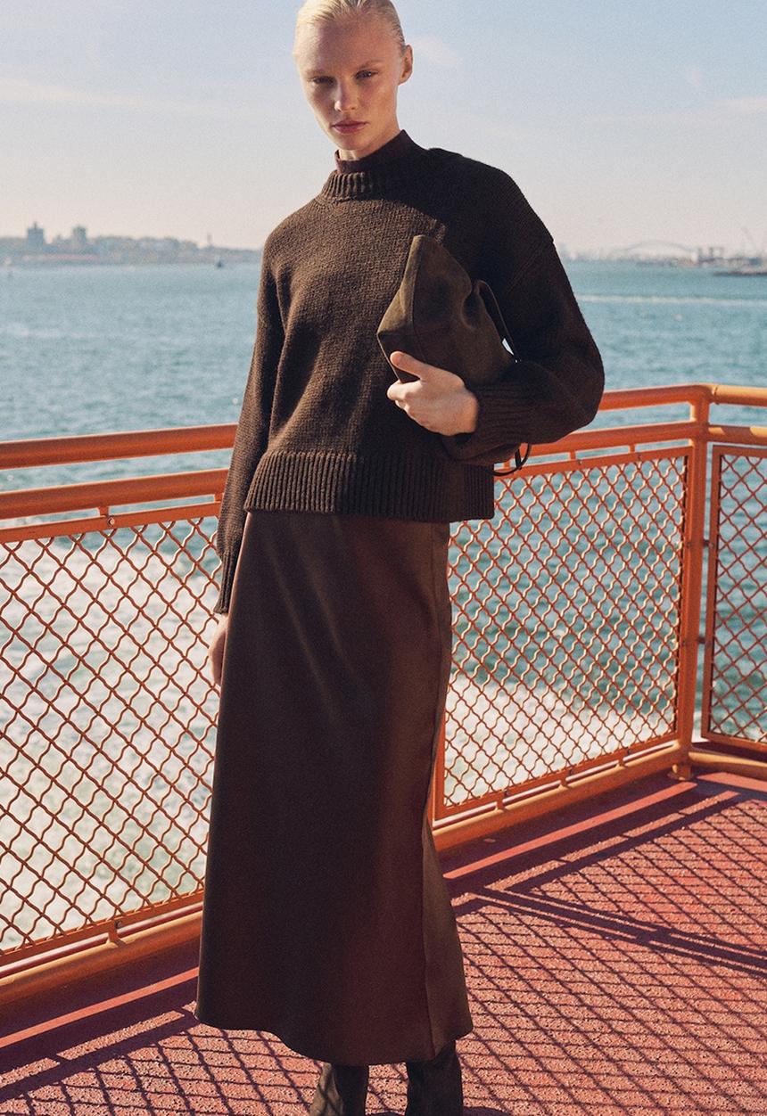 MANGO - Sweater Fuster - Brown