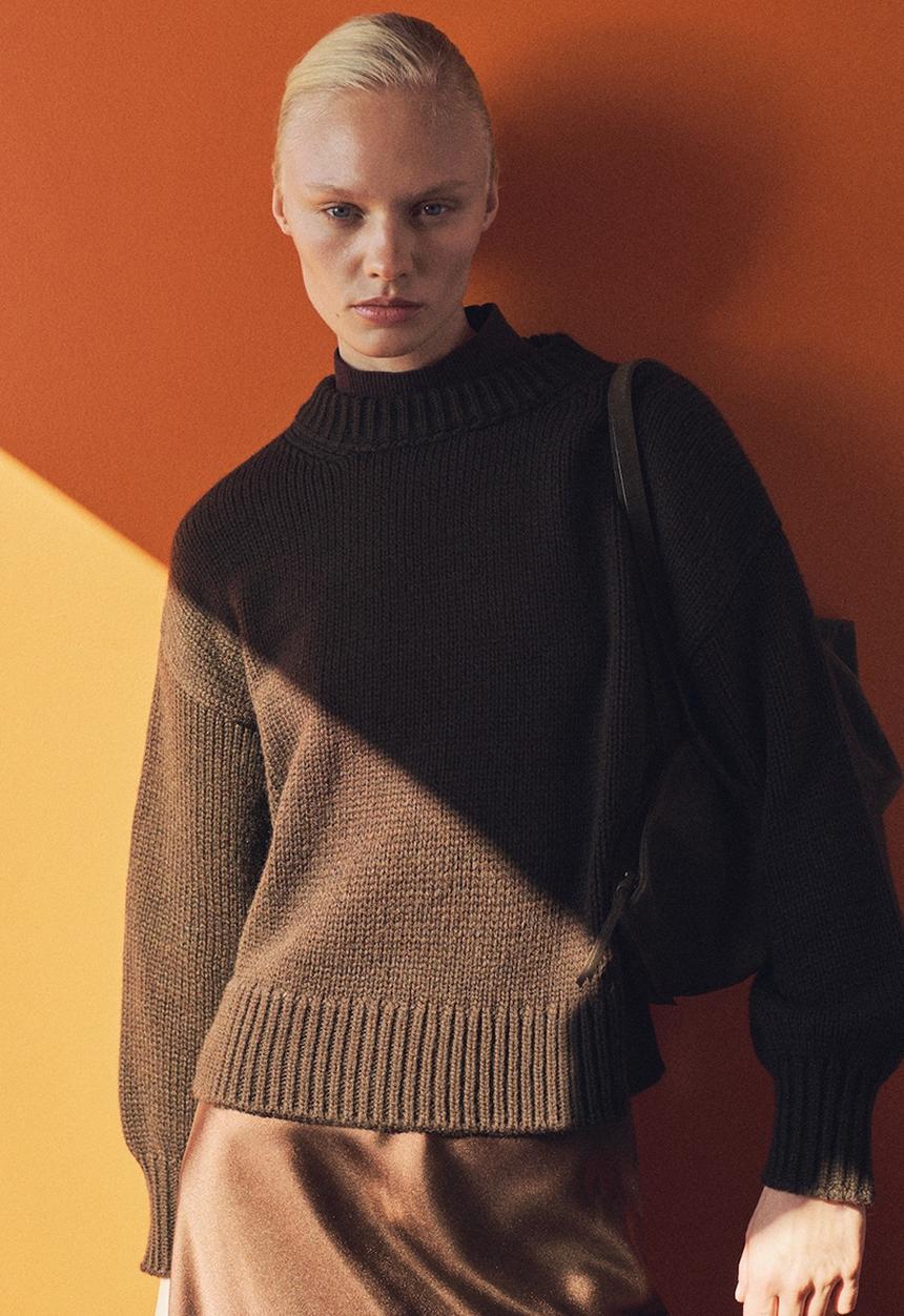 MANGO - Sweater Fuster - Brown