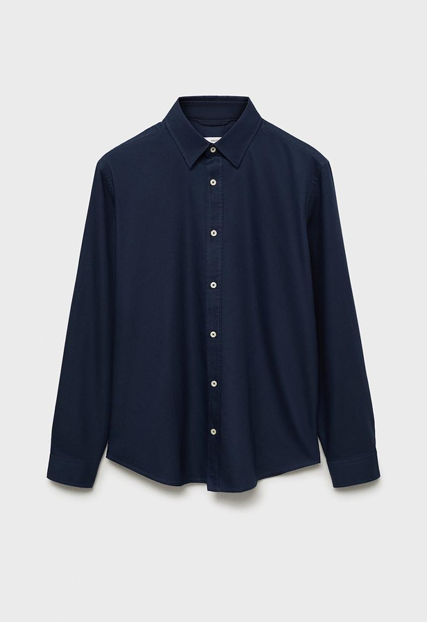 MANGO - Shirt oxford - navy