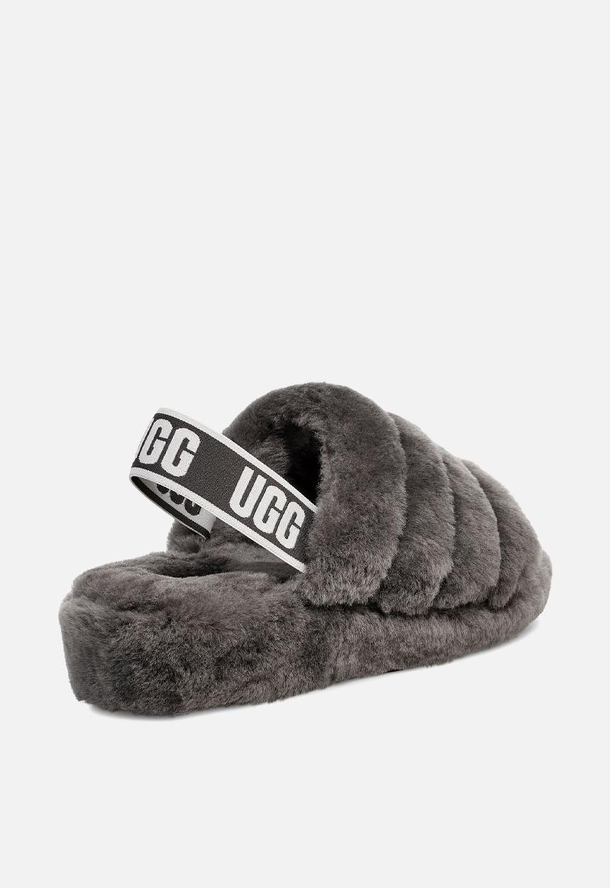 UGG® - Fluff yeah slide - charcoal