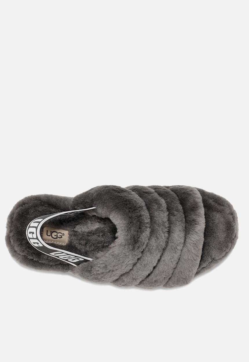 UGG® - Fluff yeah slide - charcoal